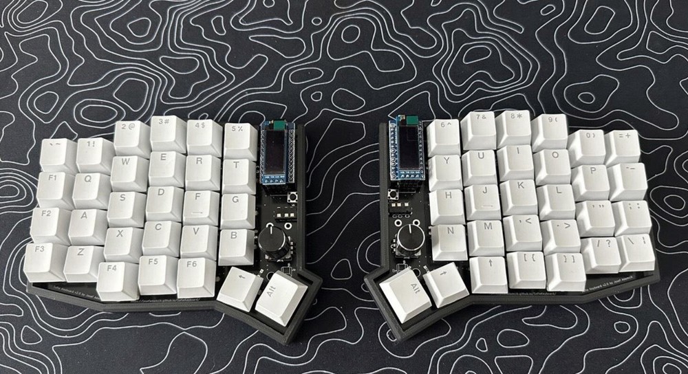 Sofle V2 Split Ergonomic Keyboard, Fully Assembled, With Switches, Keycaps, Case