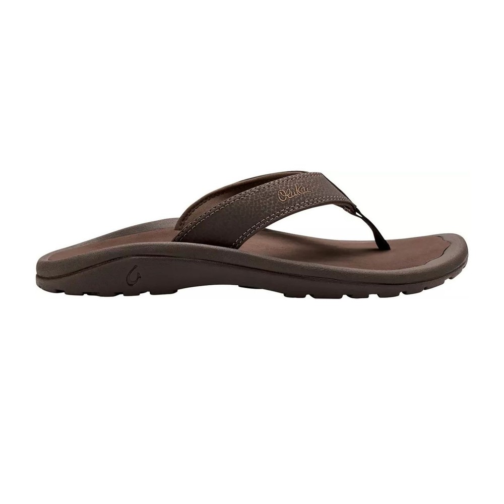 OluKai Mens Ohana Sandals in Dark Java Ray Size 9
