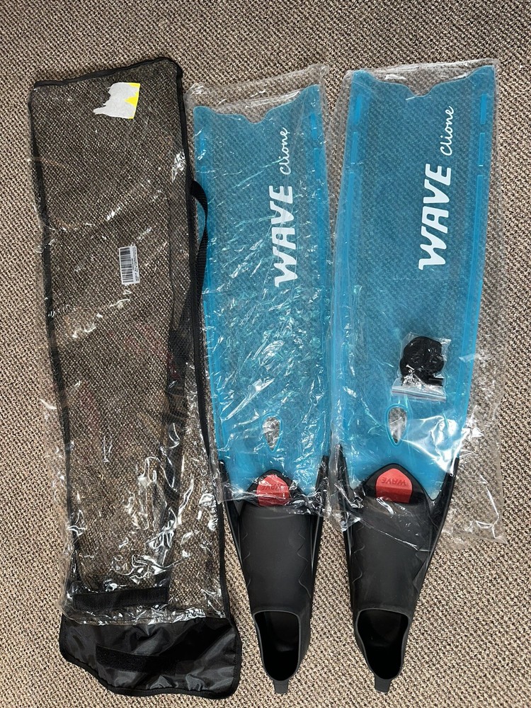 Wave Long Blade Diving Fins for Freediving and Spearfishing US 5.5-6.5