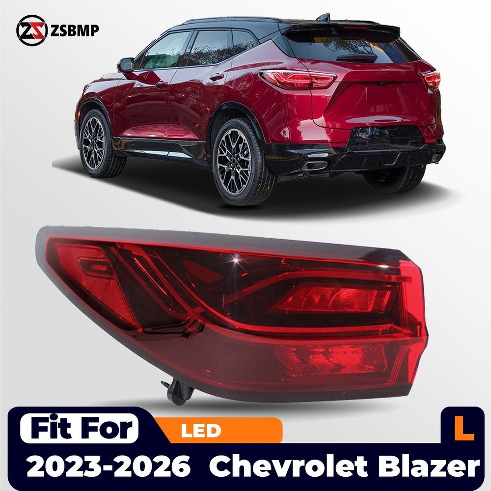 LED Outer Tail Light For 2023-2025 2026 Chevy Blazer Rear Brake Lamp Left Driver