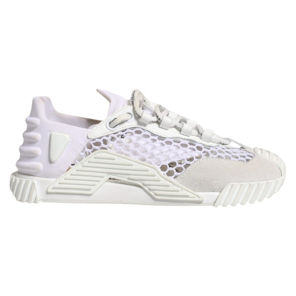 DOLCE & GABBANA Shoes White Mesh NS1 Low Top Sports Sneaker EU35 / US4.5 1060usd