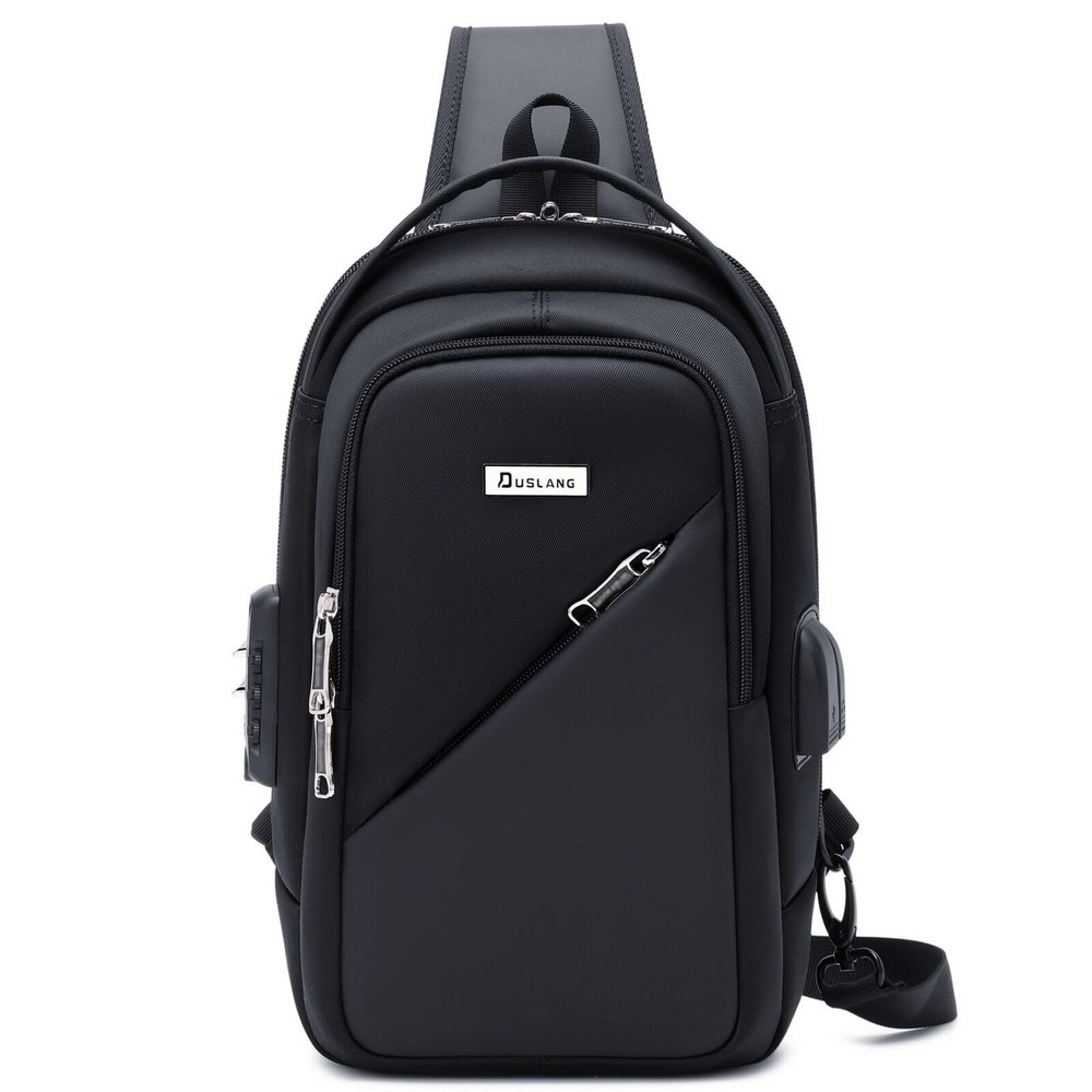 Men's Hiking Sling Backpack Crossbody Chest Bag