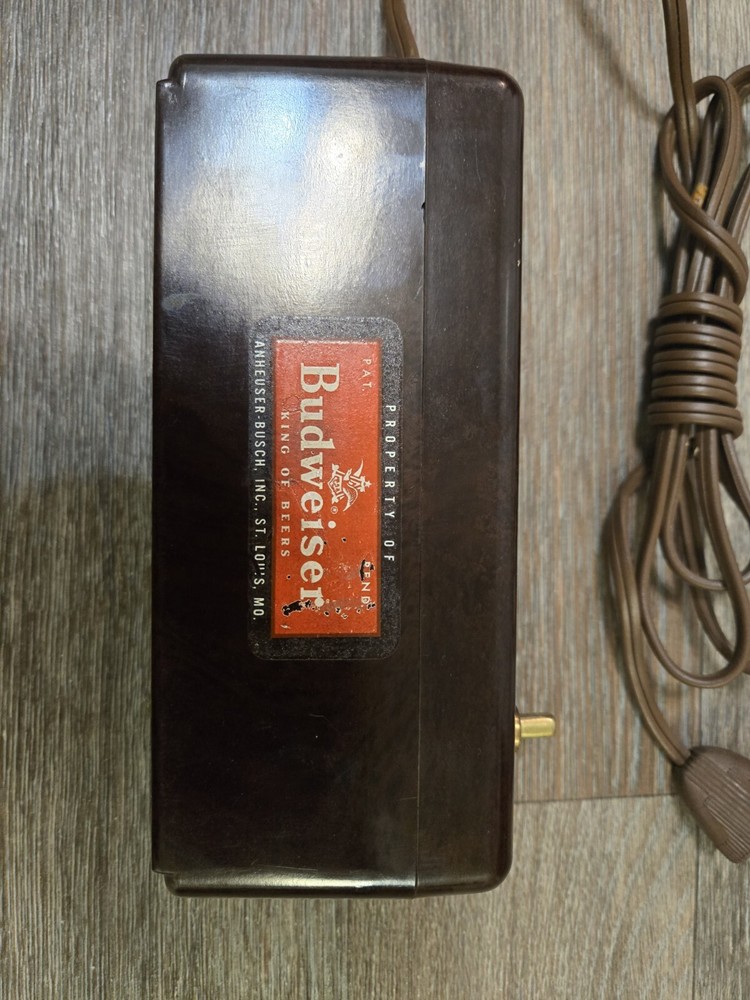 Vintage  Budweiser Florescent Sign Ballast Anheuser Busch Transformer