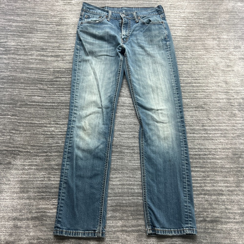 Levi's 541 Jeans Size W30 L32 Mens Straight Leg Blue Denim MEASURES 28x30