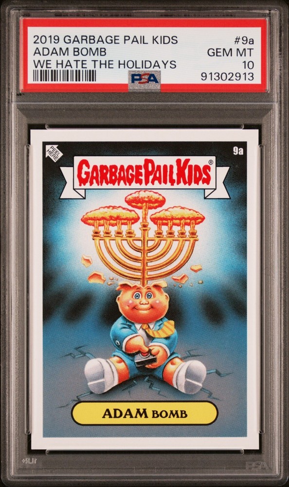 2019 Topps Garbage Pail Kids We Hate The Holidays ADAM BOMB 9a PSA 10 Card GPK