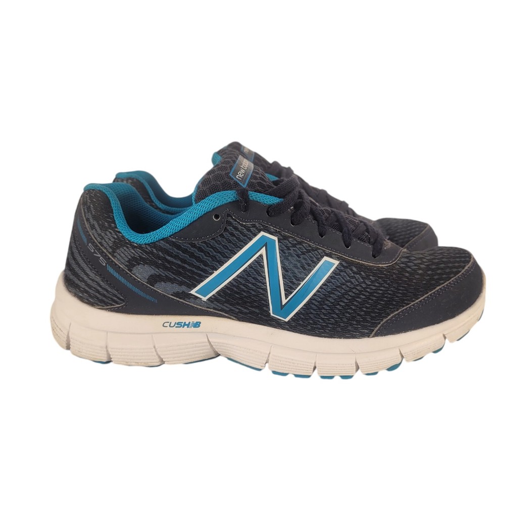 Womens NEW BALANCE 575 CG1 Navy Blue Blue/Green Running Sneakers Shoes Sz 9