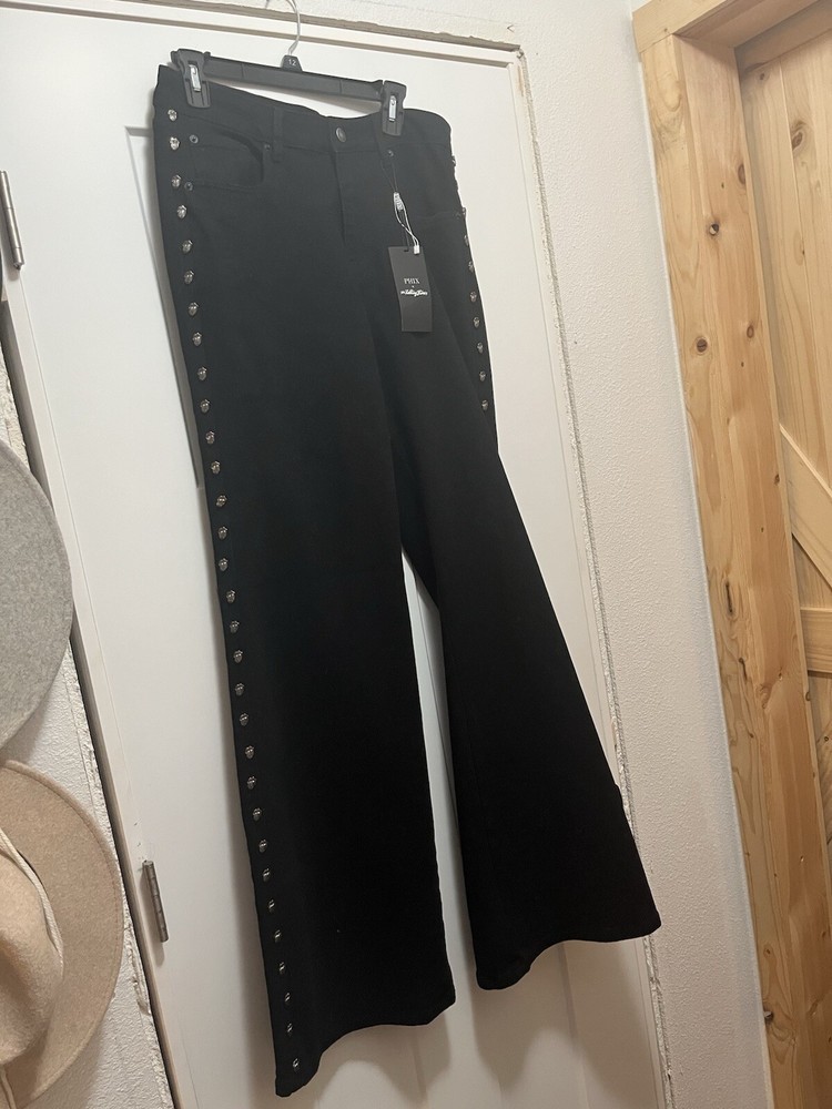 PHIX Rolling Stones Collaboration Distressed Denim Jeans