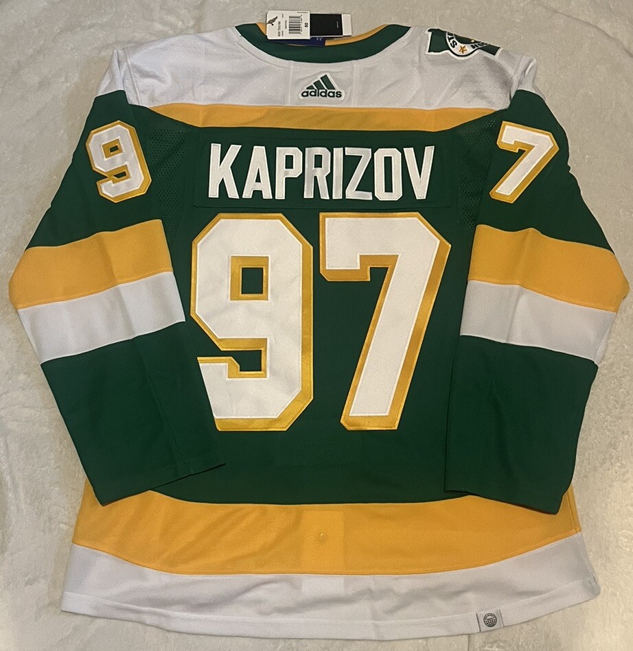 Kirill Kaprizov #97 - '24 Minnesota Wild Alternate Adidas NHL Hockey Jersey 50