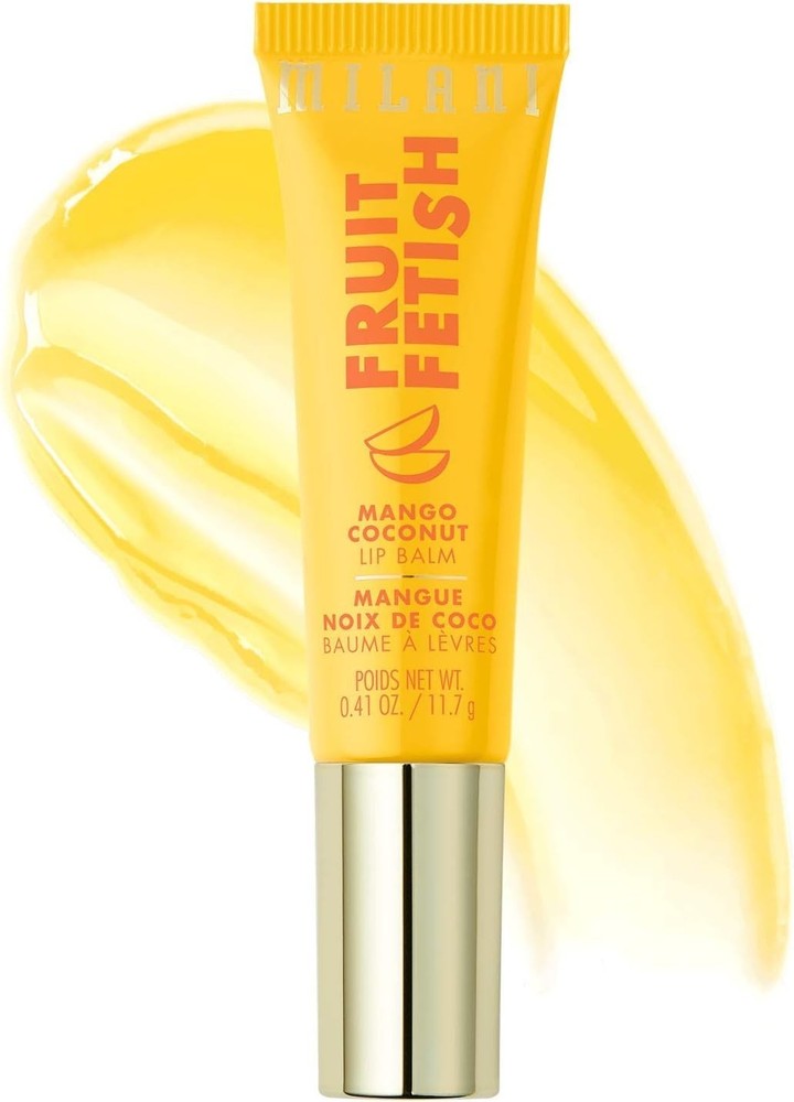 Milani Fruit Fetish 130 MANGO COCONUT Lip Balm 0.41 oz./11.7g Full Size