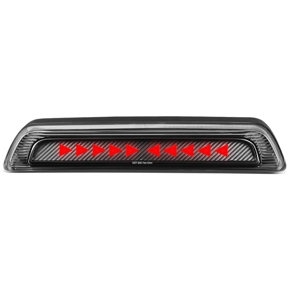 For 2007-2017 Toyota Tundra Chasing Triangle LED Carbon Third Brake Light Lamp