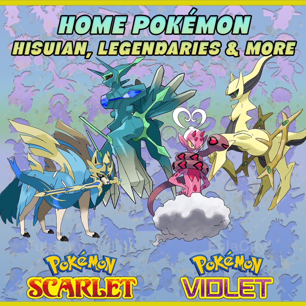 Pokémon Scarlet and Violet ⭐️ Pokemon Home ⭐️ DLC Releases ✨ Shiny 6IV & EVs
