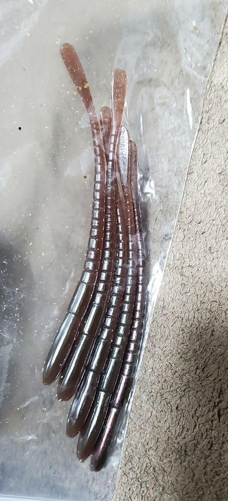 Fishing Lure Megabass Worm Needle Crawler 5 Pieces