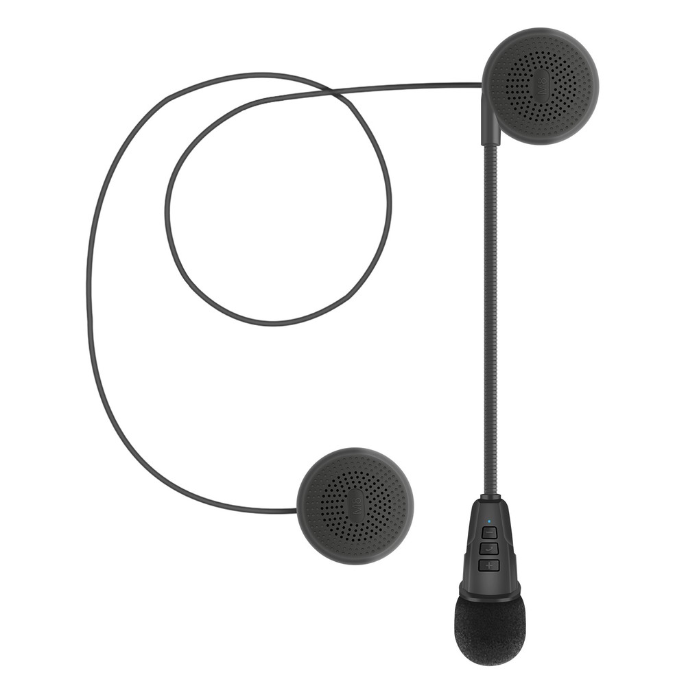 Bluetooth 5.0 Motorcycle Helmet Headset with Mic - Rechargeable Stereo Sound  