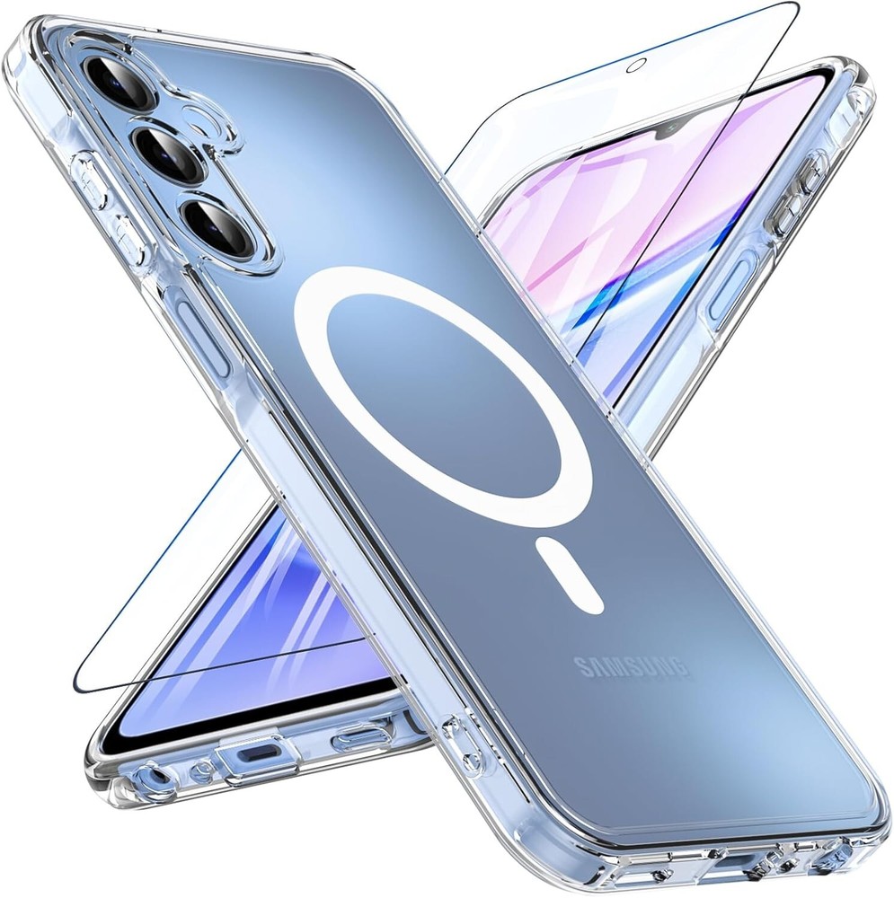 For Samsung Galaxy A15 5G Case w/ Shockproof Protective Cover & Screen Protector