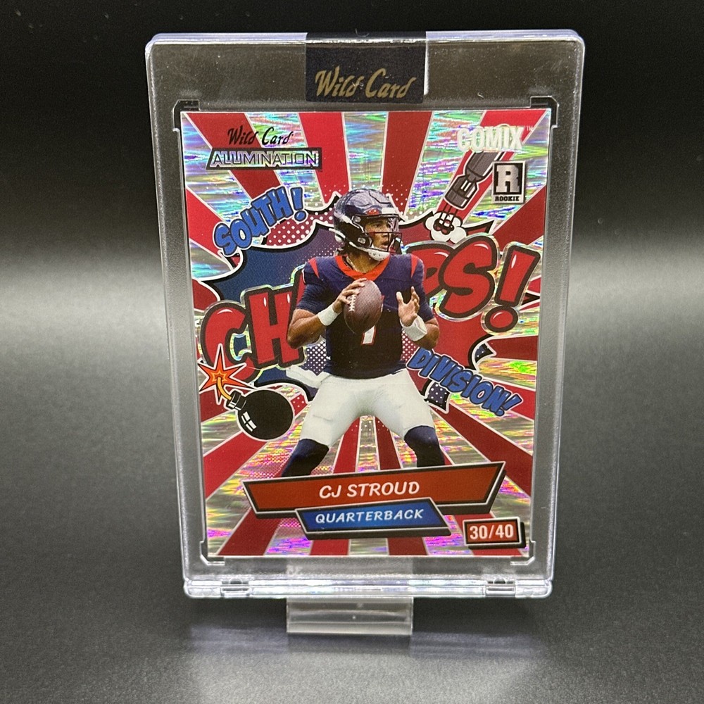 2023 CJ Stroud Wild Card Alumination Rookie Texans RC /40 South Champs
