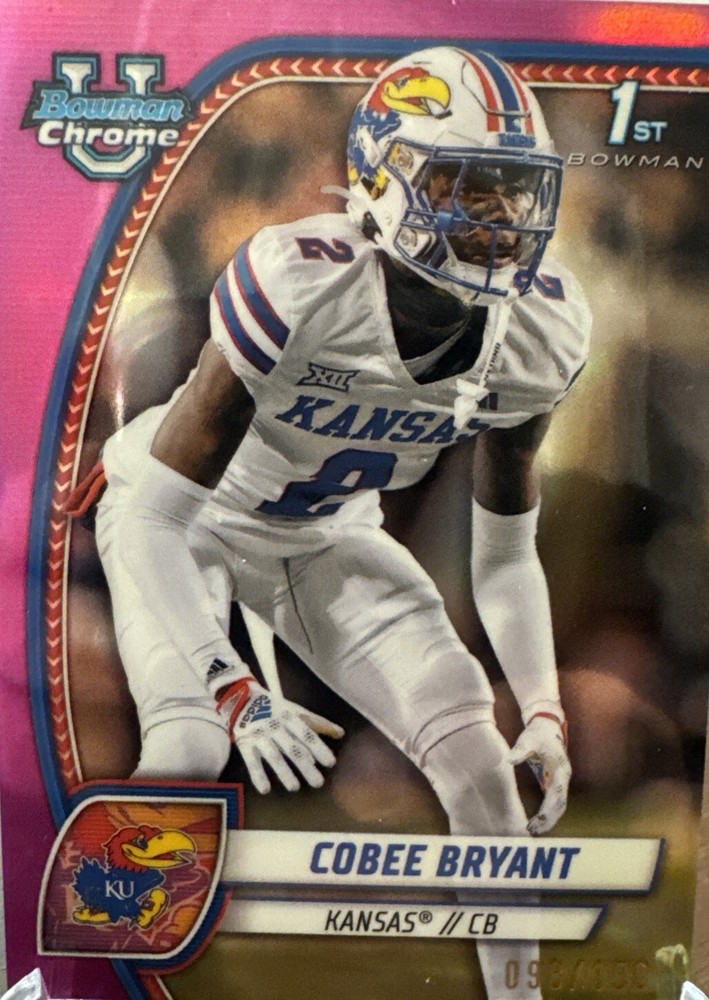 Cobee Bryant 2024 Bowman U Chrome 1st Fuchsia /150 SP Kansas Jayhawks