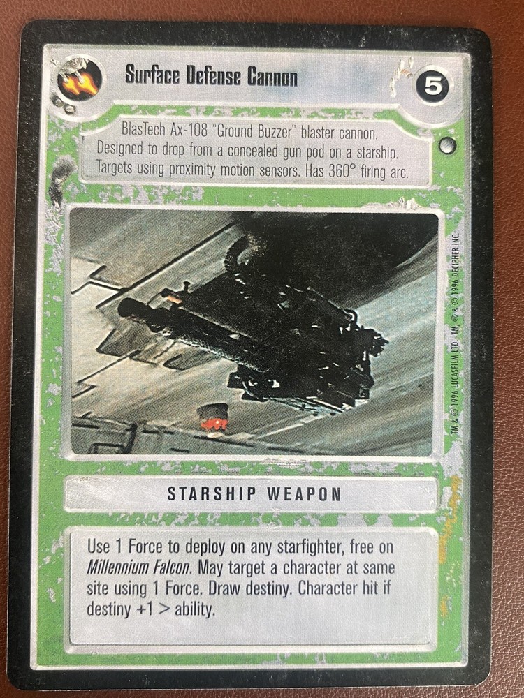 Star Wars CCG Limited BB Surface Defense Cannon
