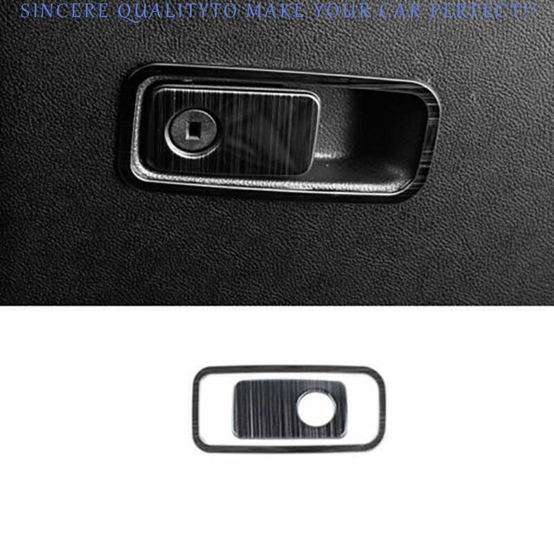 For Lincoln Corsair 2020-2024 Black Titanium Co-Pilot Storage Box Handle Cover