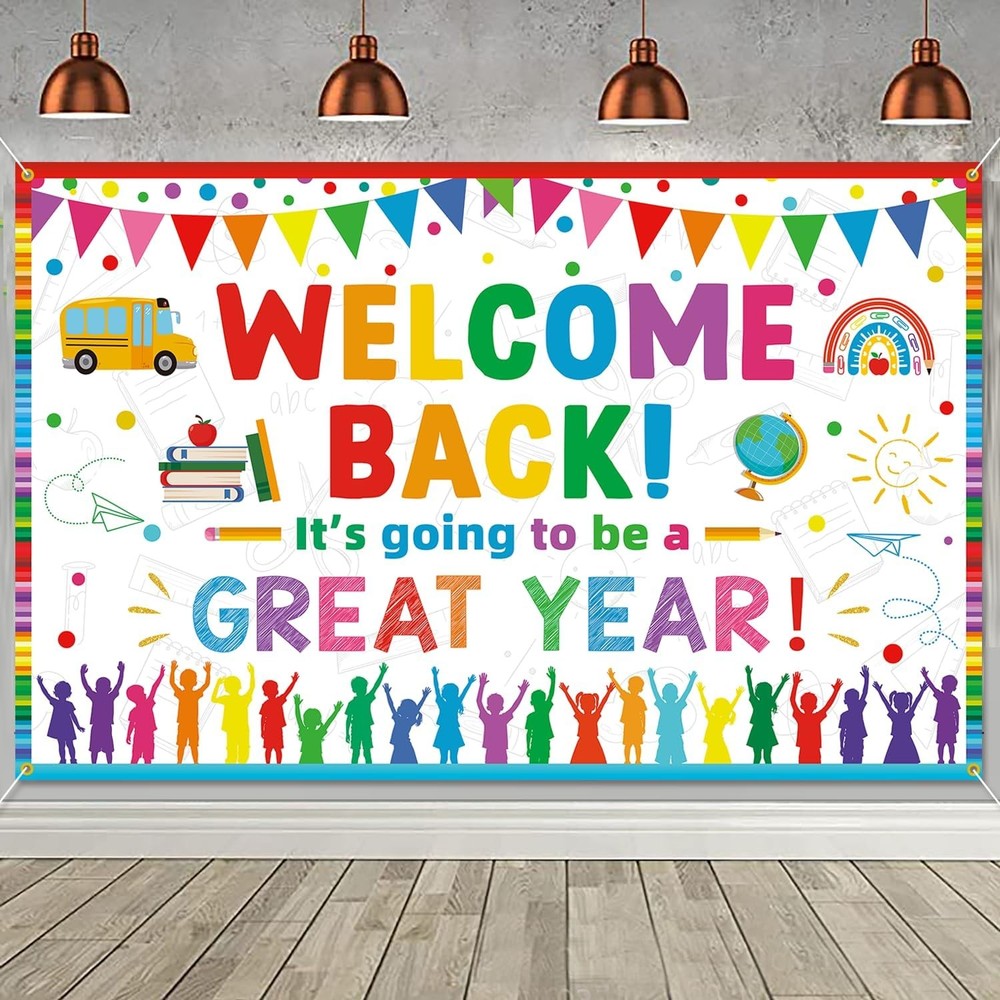 Back to School Welcome Back Banner for a Great Year Ahead