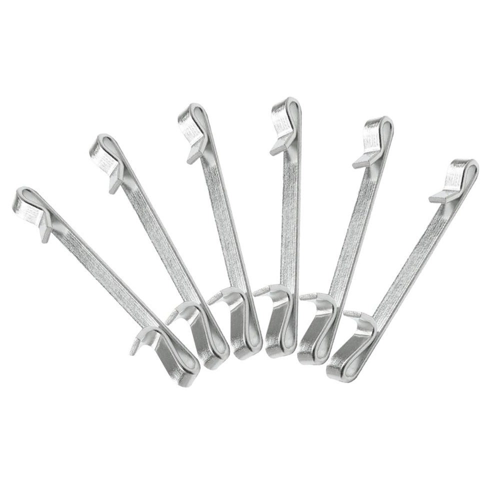 6 Pcs Small Tool Box Drawer Slides Clips Early 2'' Double Loop Toolbox Access...