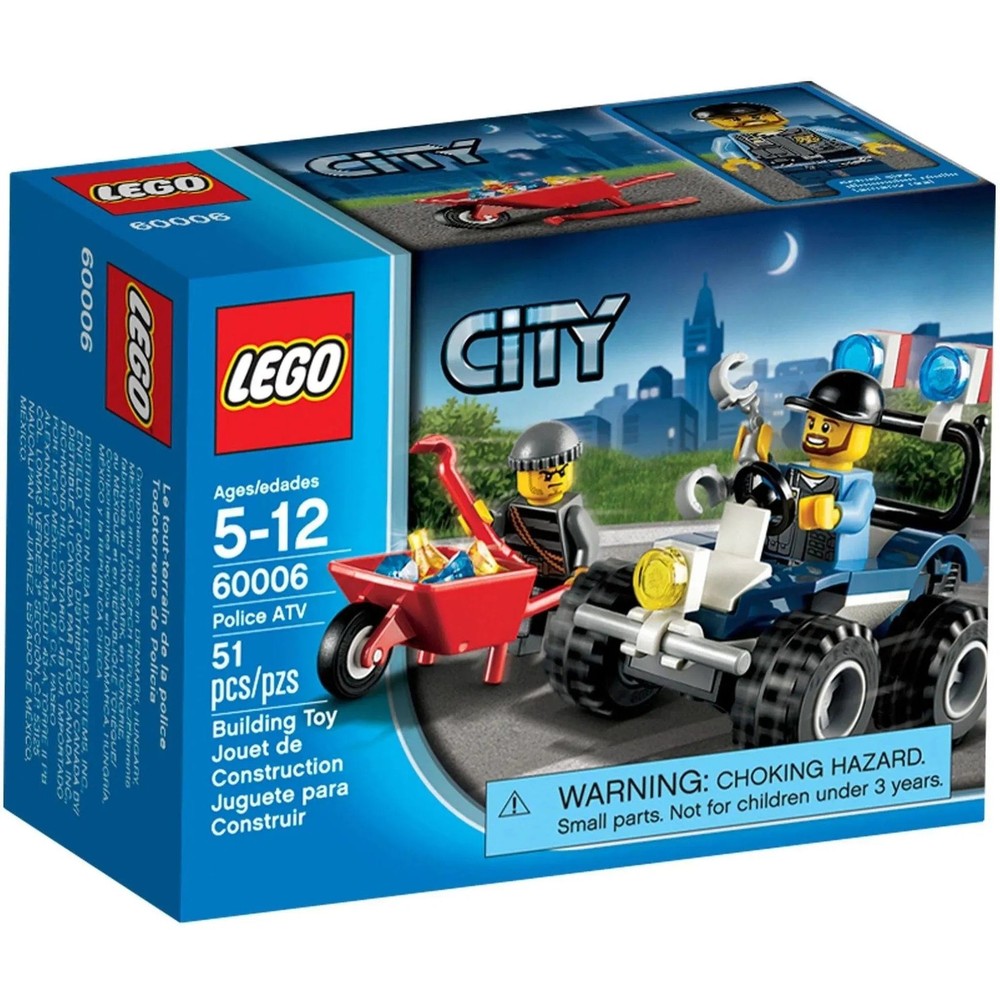 LEGO City Police ATV Chase Set 60006 with Minifigures