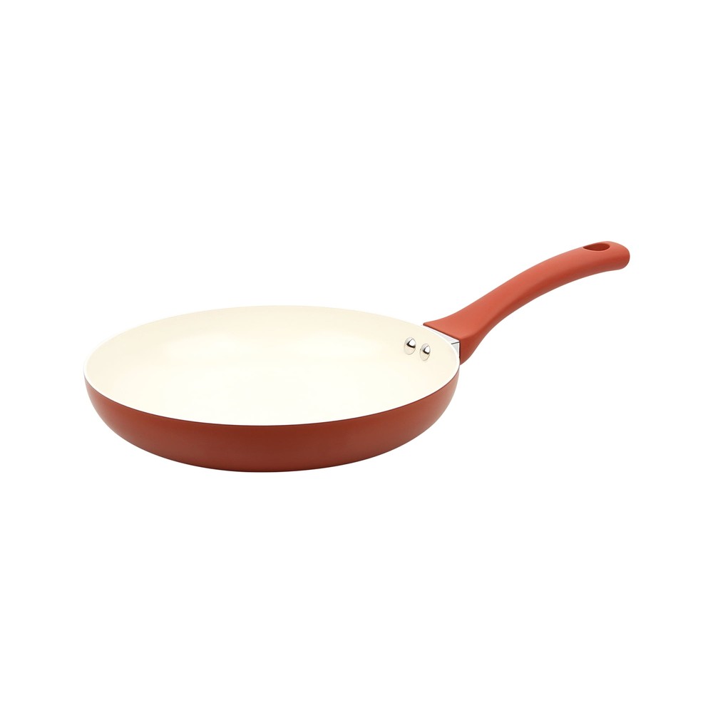 Mainstays 10-Inch Red Canyon Ceramic Nonstick Aluminum Fry Pan  