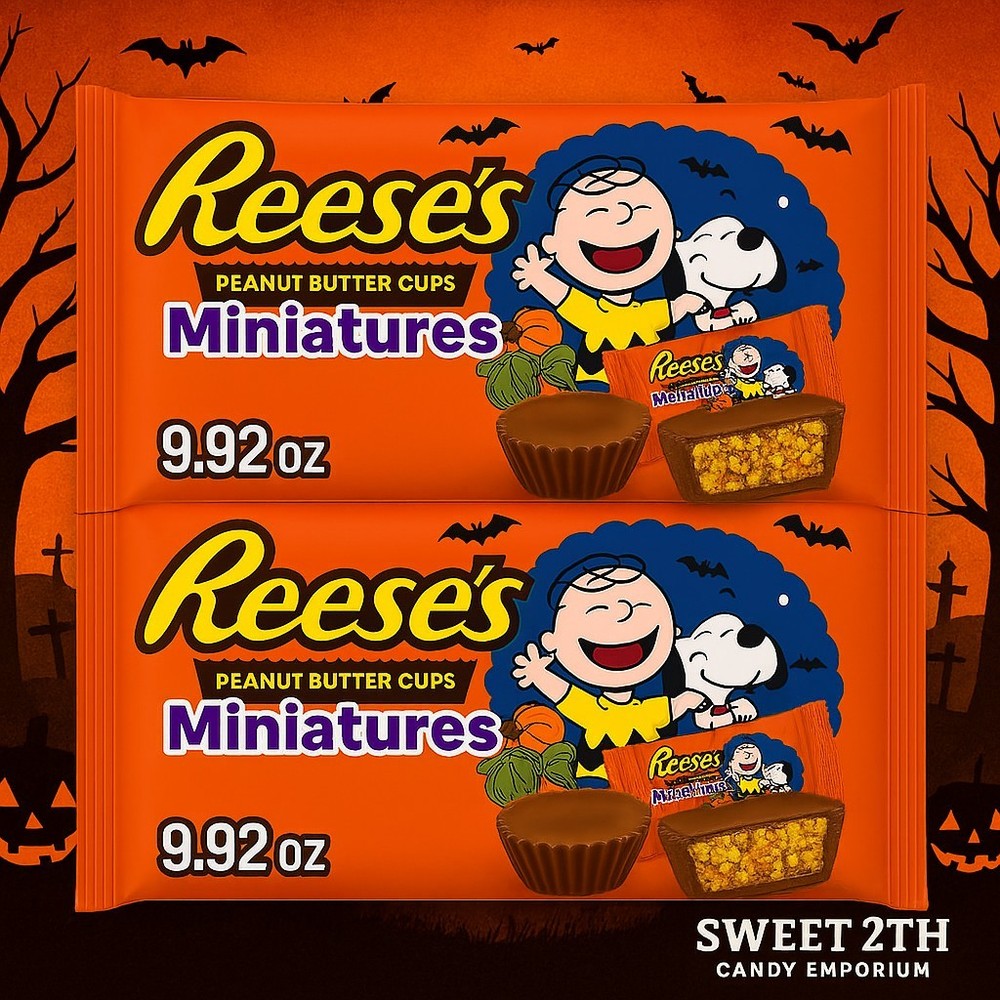 Reeses Peanut Butter Snoopy Halloween Candy 2 Pack