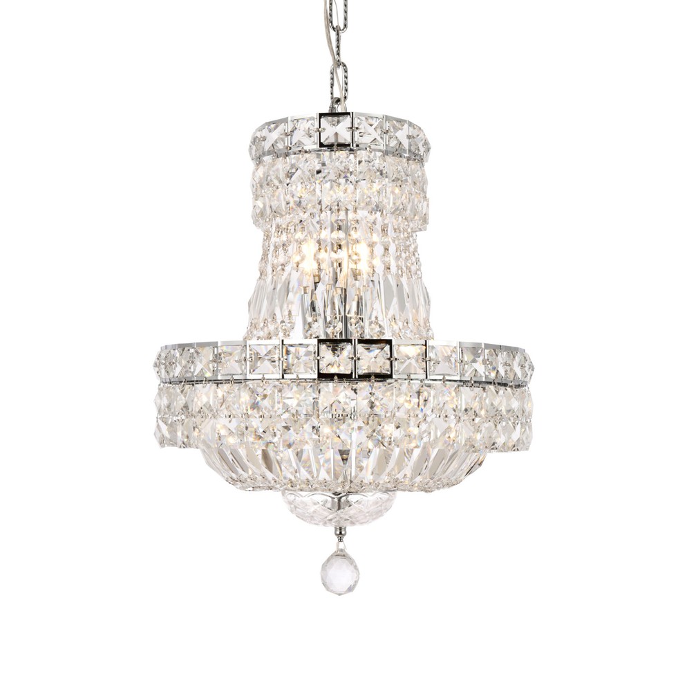 Elegant Lighting V2528D14/RC Tranquil 6 Light 14