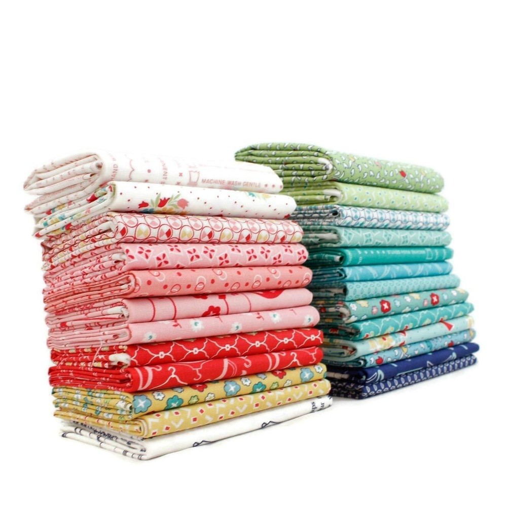 Vintage Happy 2 Fat Quarter Bundle (27 Pieces) by Lori Holt for Riley Blake 1...