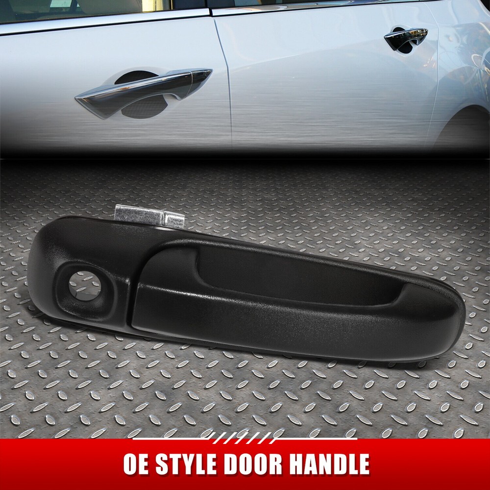 Black Textured Front Right Door Pull Handle for 02-07 Jeep Liberty