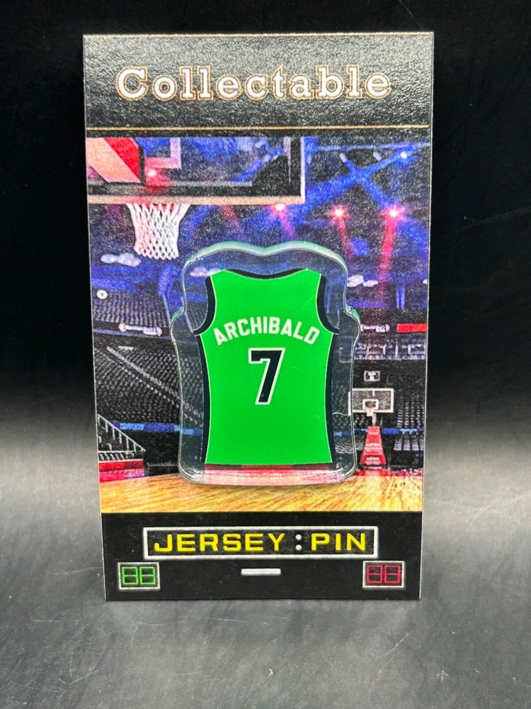 Boston Celtics Nate Archibald vintage lapel pin - Classic Cs collectible - Tiny size