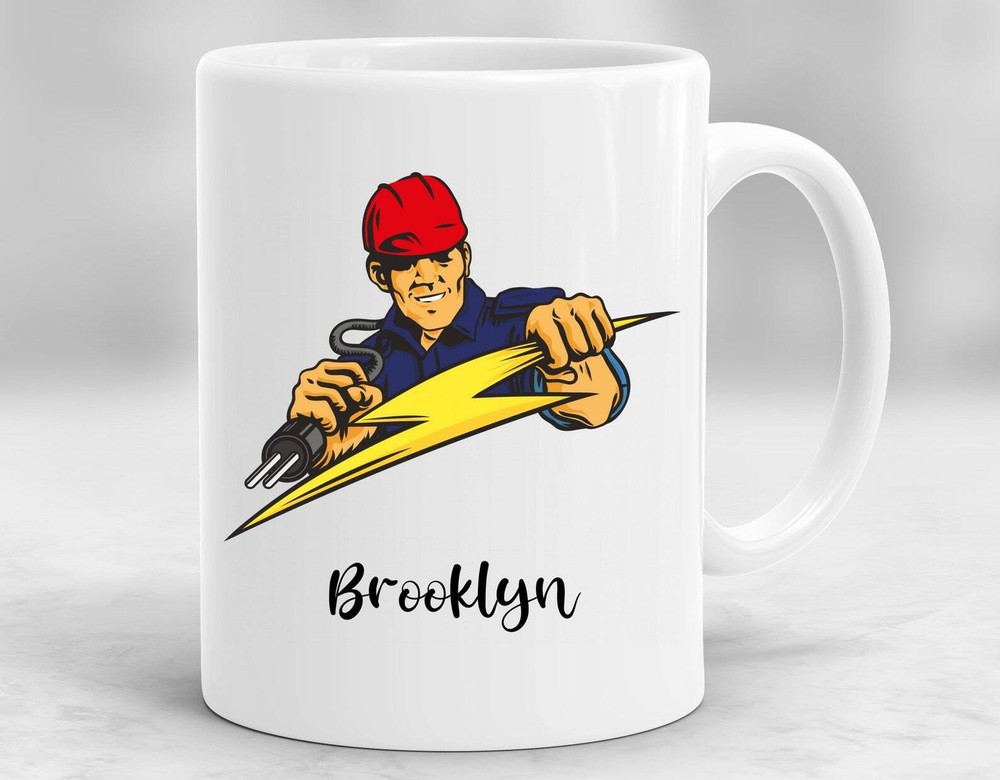 Taza Electricista Personalizada Electricista Taza Electricista Regalo Electricista Café