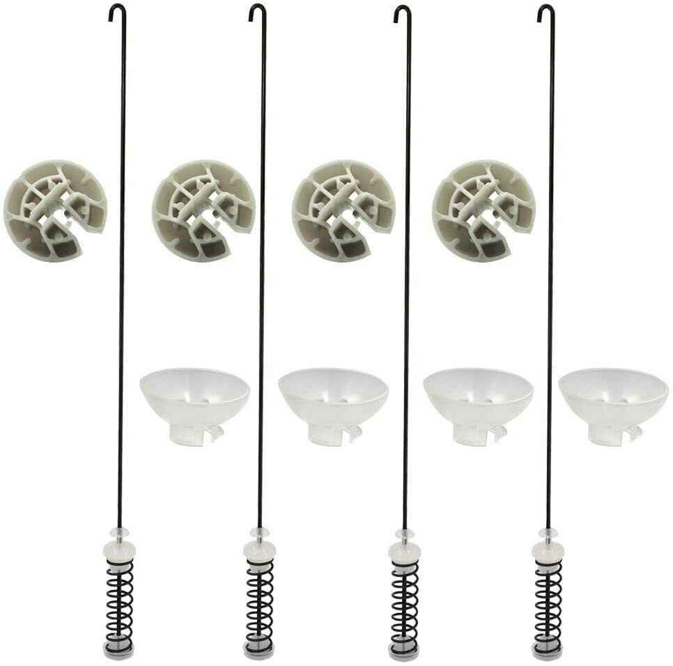 Whirlpool Kenmore Washer Suspension Rod Kit W10780045 W10821956 4Pcs