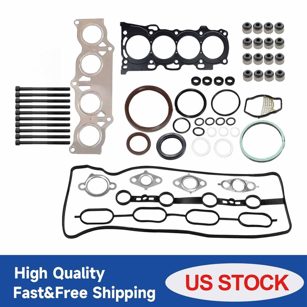 Fits 01-06 Toyota Camry Solara Scion 2.4L MLS Head Gasket Set Bolts 2AZFE