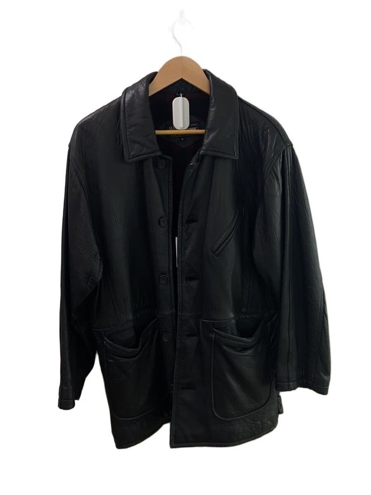 Wind  Leather Jacket Blouson/M/Leather/Blk 3995