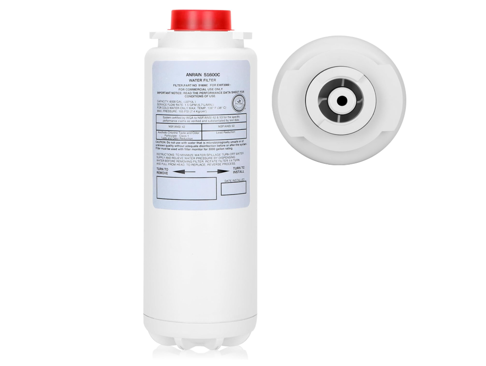 NSF/ANSI 42 Certified 51600C Water Filter Replacement Compatible with 51600C