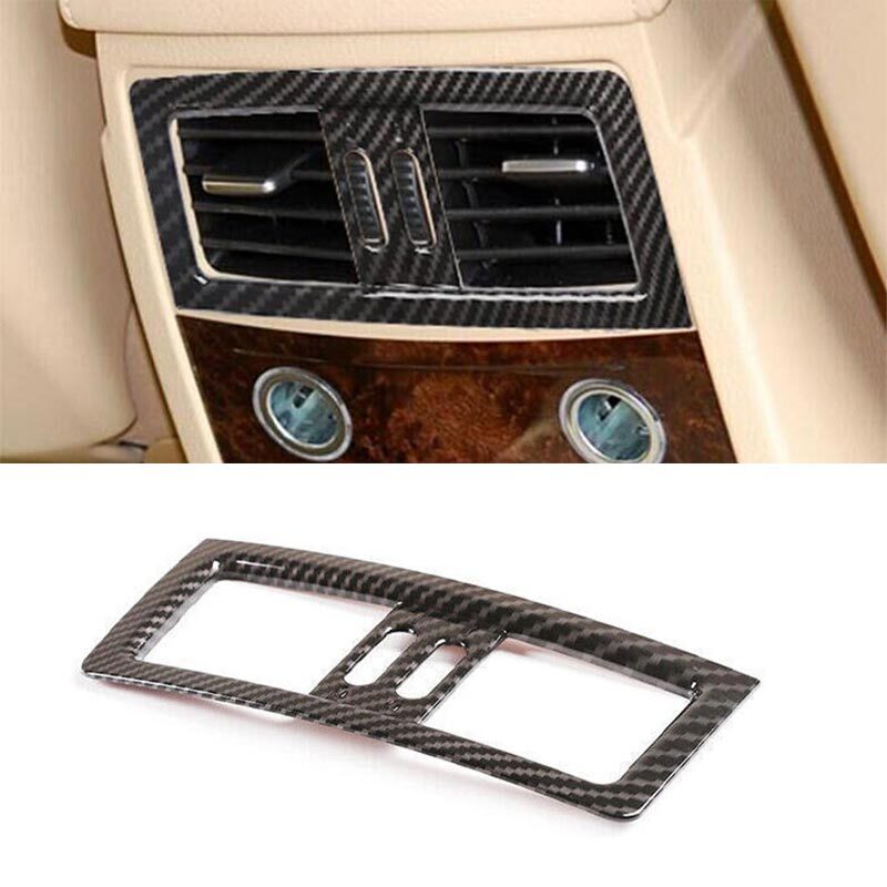 2004-10 Fit For BMW 5 Series Central Console Carbon Fiber Air Outlet Vent Cover