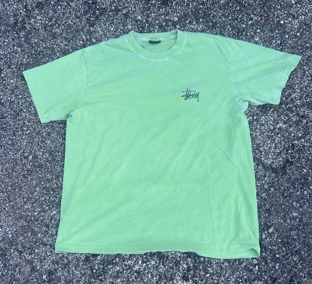 Stüssy green faded Tee  Size XL