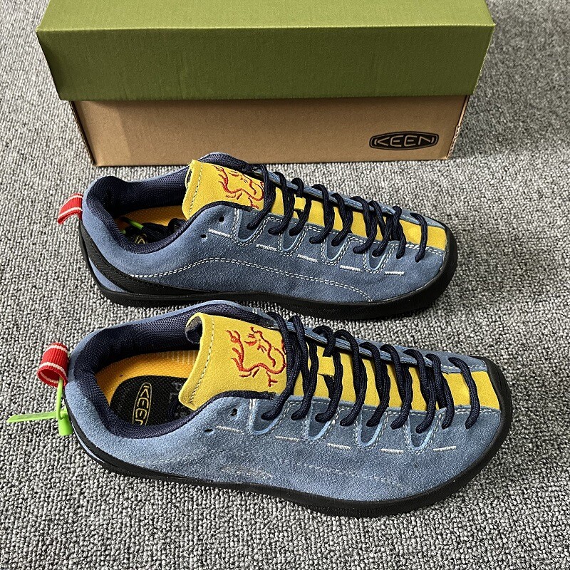 NEW! Keen Jasper Unisex Travel Shoes Blue/Yellow Durable Outdoor Casual Sneakers
