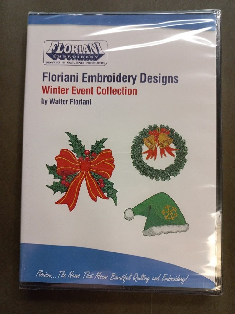 Floriani Signature Machine Embroidery CD Col-Winter Design Collection