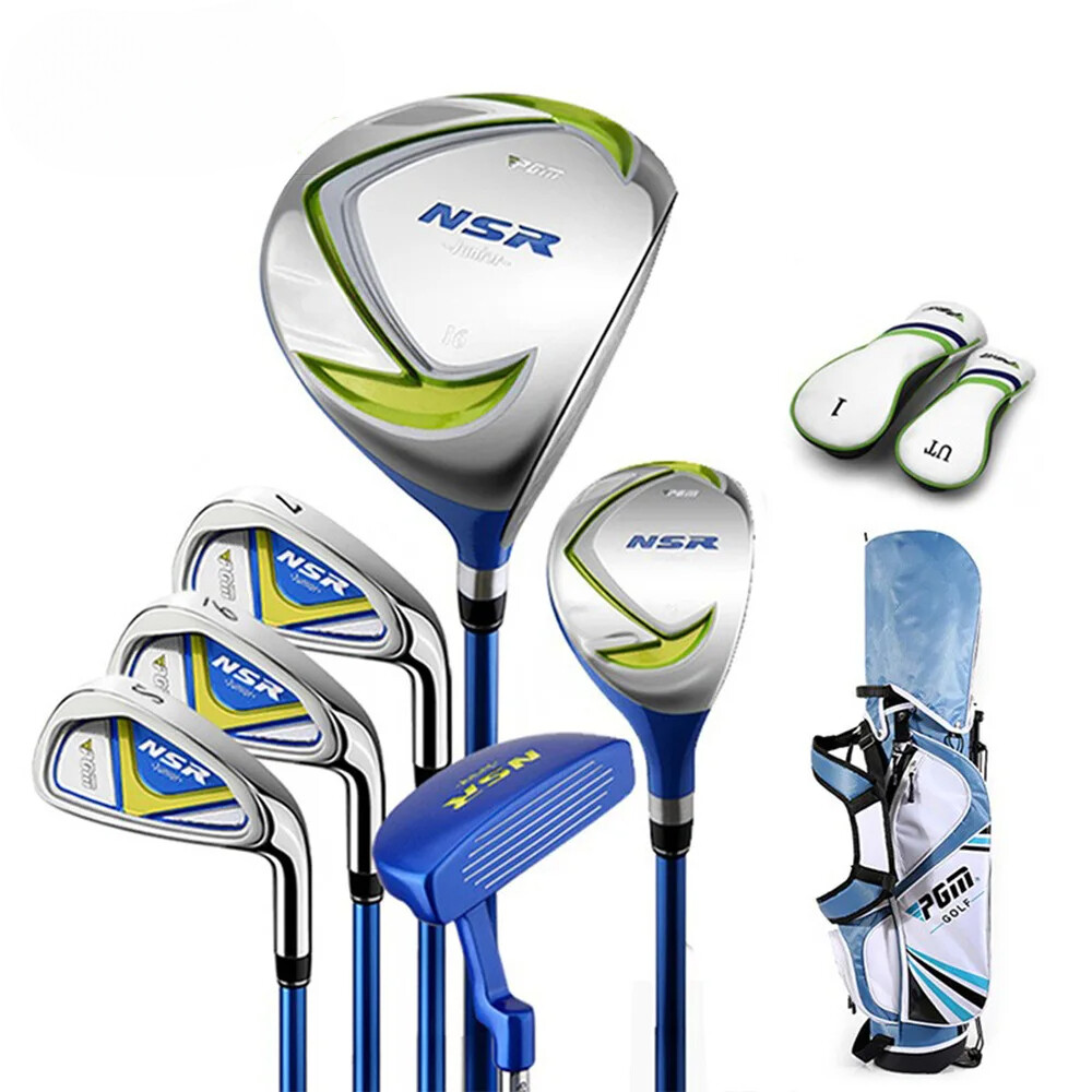 Children's Golf Clubs Set Irons Putter Swing Kids Right Hand with Bag Headcover