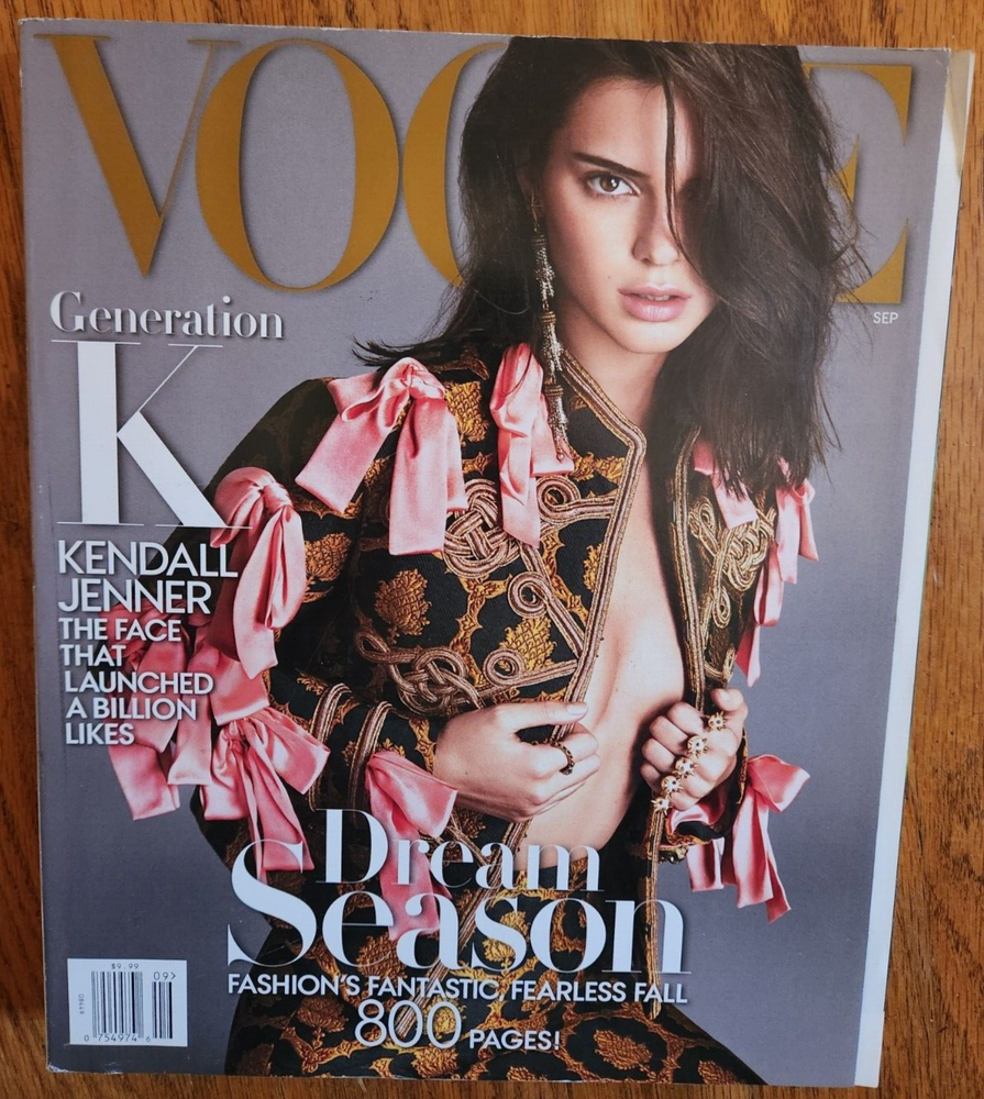 Vogue Magazine September Issue September 2016 Kendell Jenner