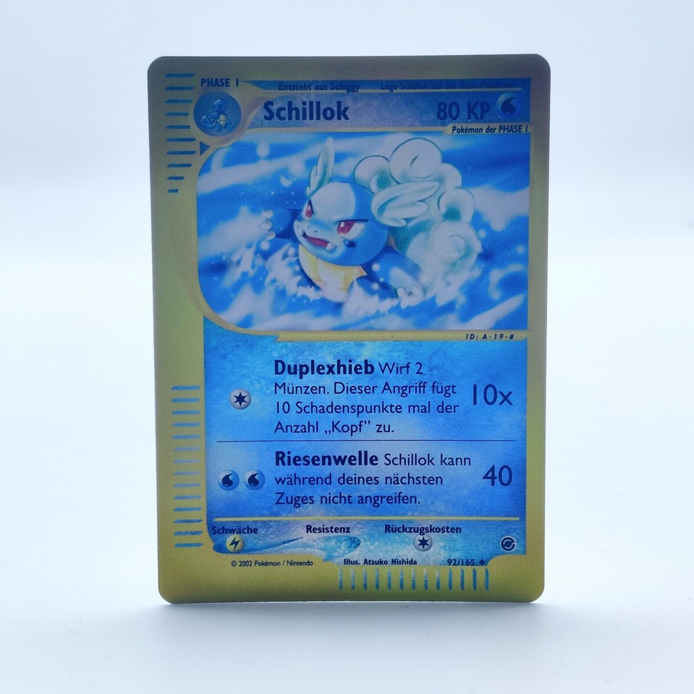 Pokemon TCG Shiny Shuckle 92/165 Expedition German Reverse Holo NM Condition