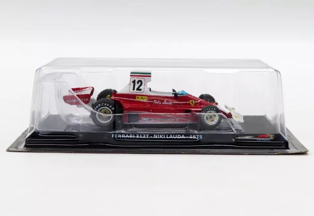Minicar 1/24 Ferrari 312T Niki Lauda -1975 12 White Navy Weekly Big Scale F1