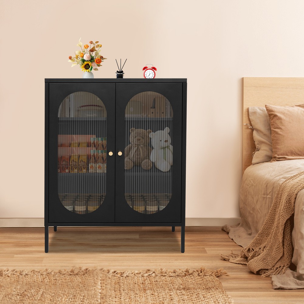 40-Inch 3-Tier Adjustable Kitchen Pantry Storage Cabinet for Organized Spaces