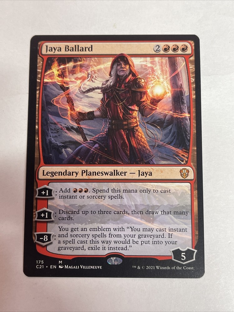 MTG Magic the Gathering Jaya Ballard (175/465) Commander 2021 Mythic