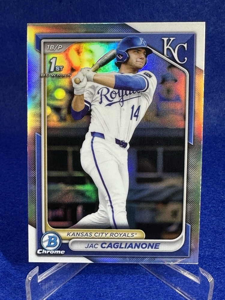 2024 Bowman Draft Jac Caglianone 1st Chrome Refractor (6 Card Lot) READ LIST