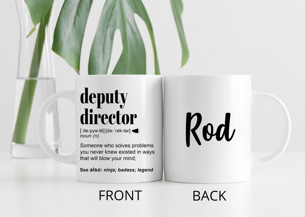 Personalized Deputy Director Gift Mug For Men And Women L For Birthday