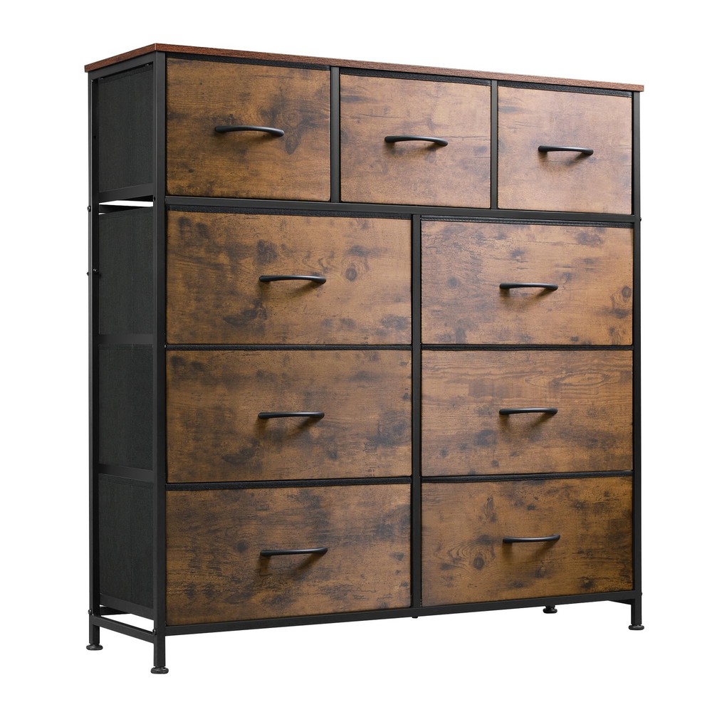 9-Drawer Dresser, Fabric Storage Tower for Bedroom, Hallway, Entryway, Closet...