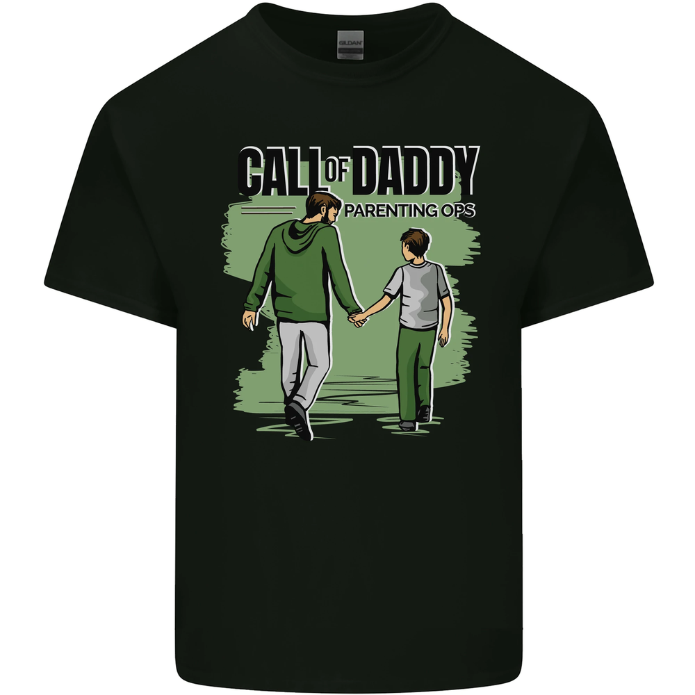 Call of Daddy Funny Parody Fathers Day Dad Mens Cotton T-Shirt Tee Top
